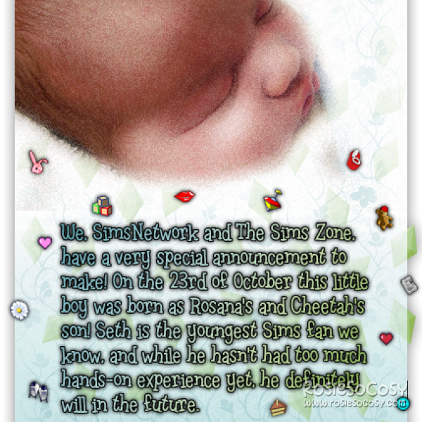 Seth baby brother announcement